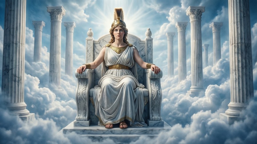 Tahta di Antara Awan — Athena Wallpaper