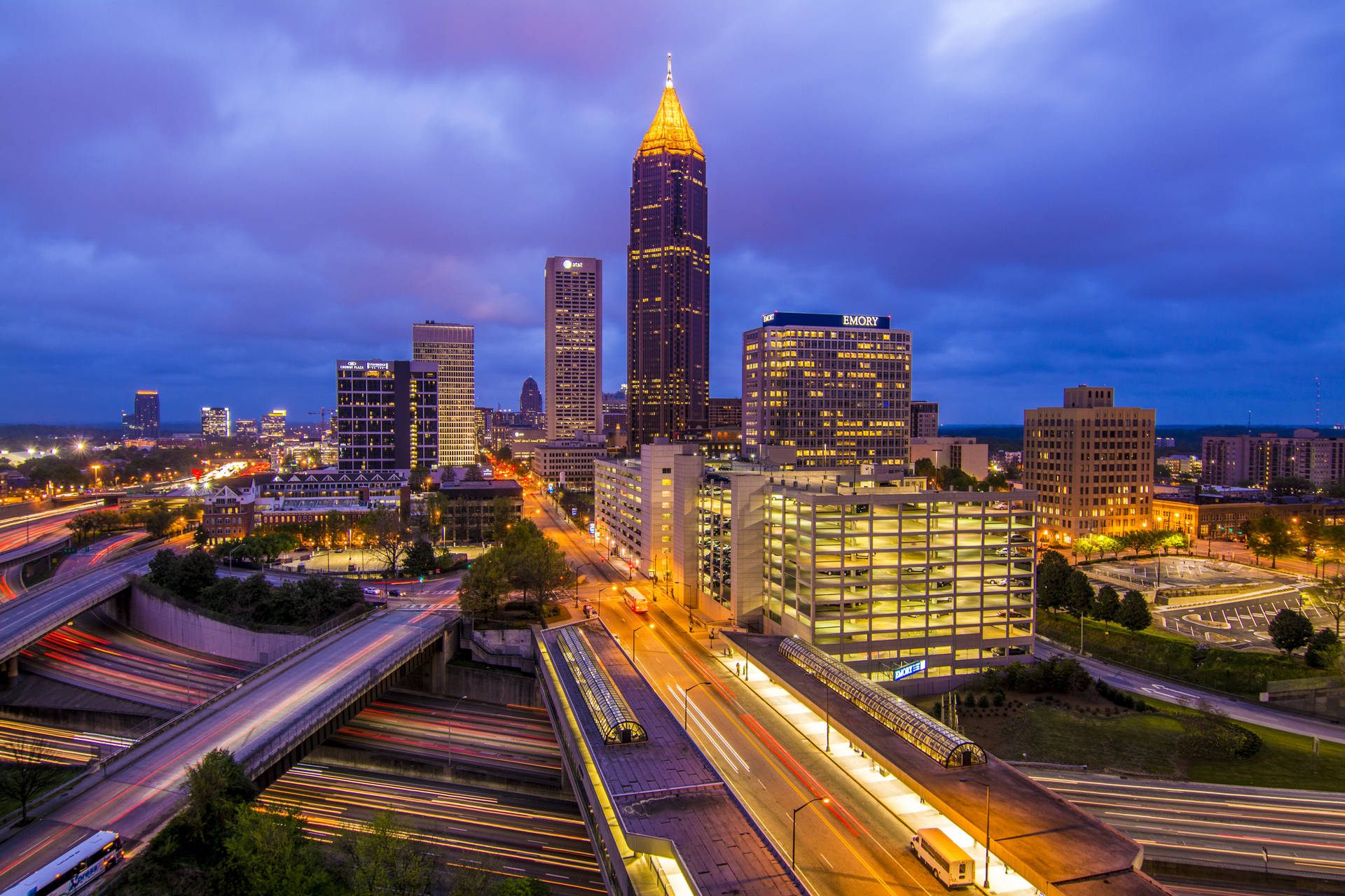 Atlanta Skyline Achtergrond