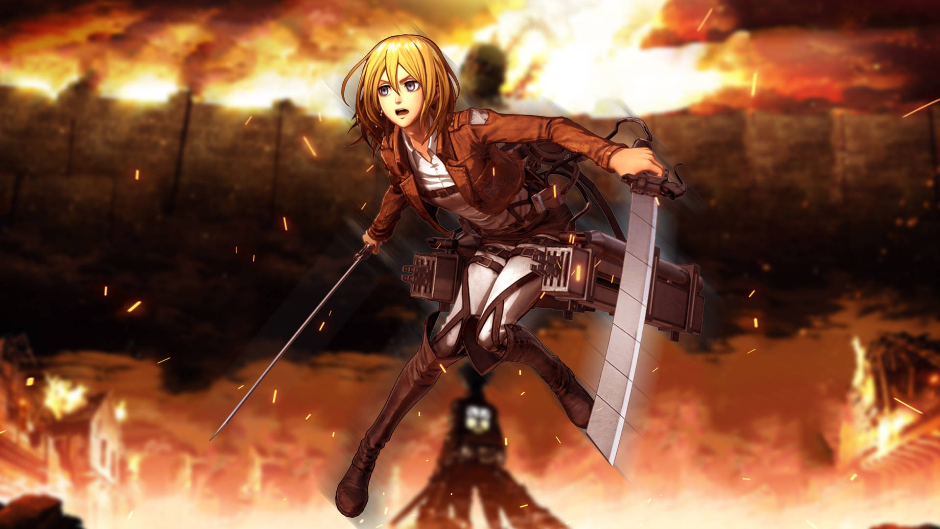 Attack On Titan 4k Taustakuva