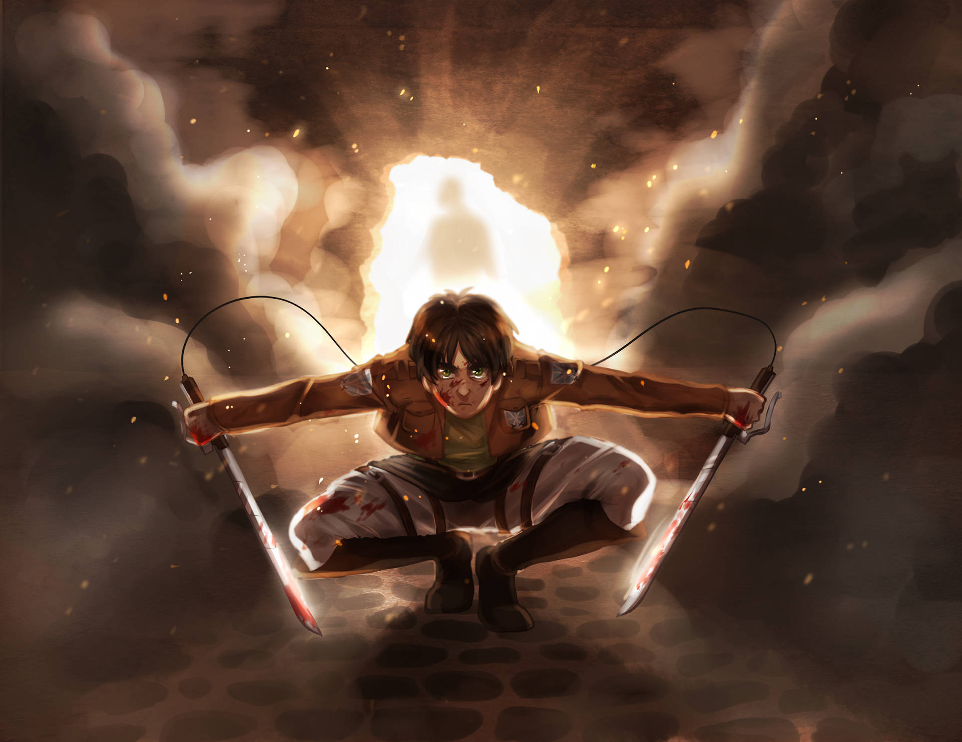 Attack On Titan Titan Eren Fond d'écran