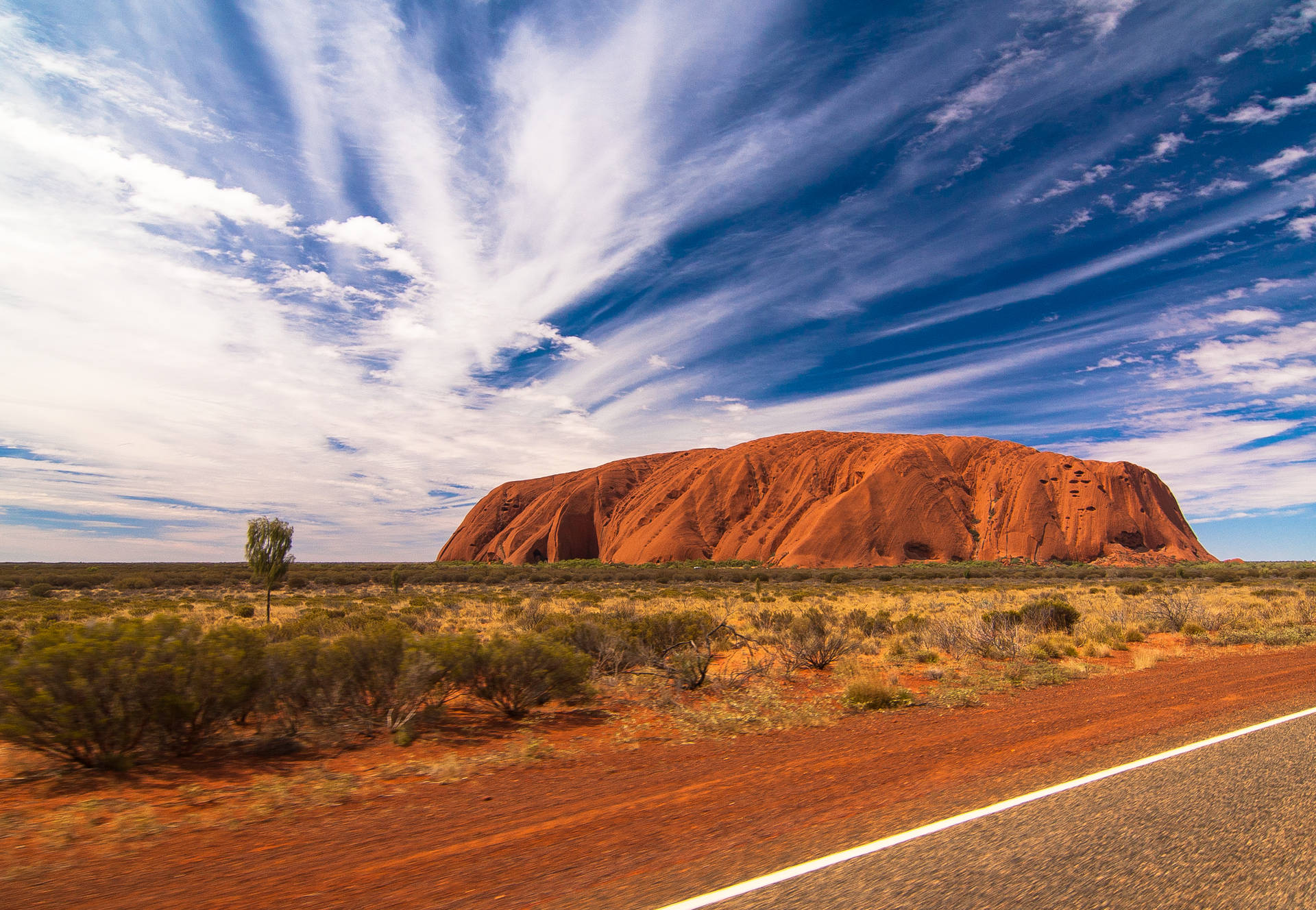 Australischer Outback Hintergrund