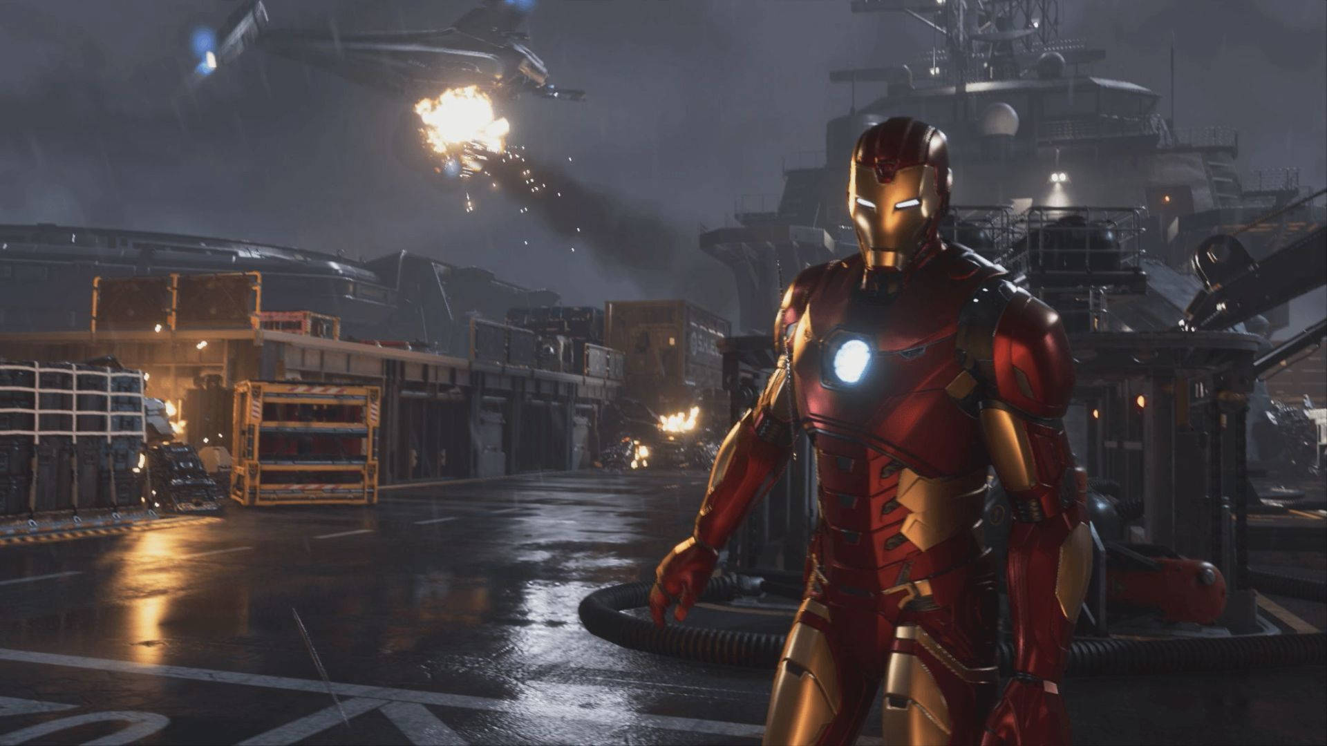 Avengers Ps4 Spel Achtergrond