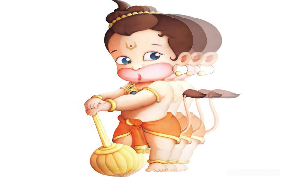 Baby Hanuman Achtergrond