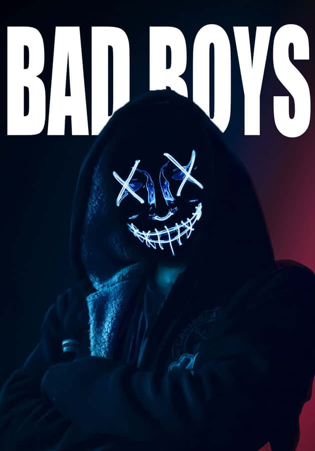 Neon Masked Bad Boy — Bad Boy Wallpaper