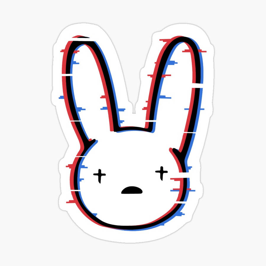 Bad Bunny Logo Background Wallpaper