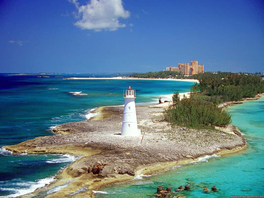 Bahama's Strand Achtergrond