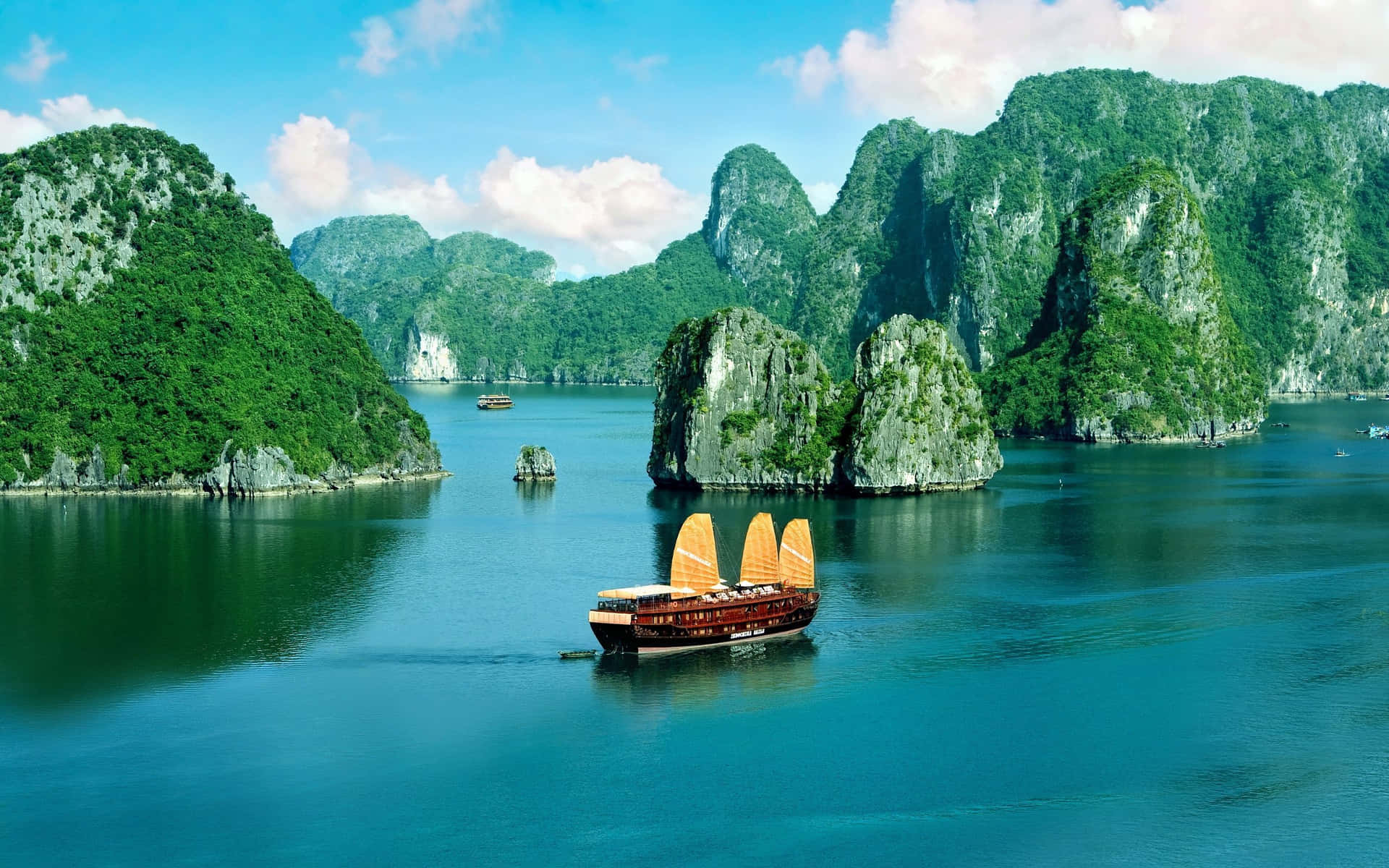 Baie D'halong Fond d'écran