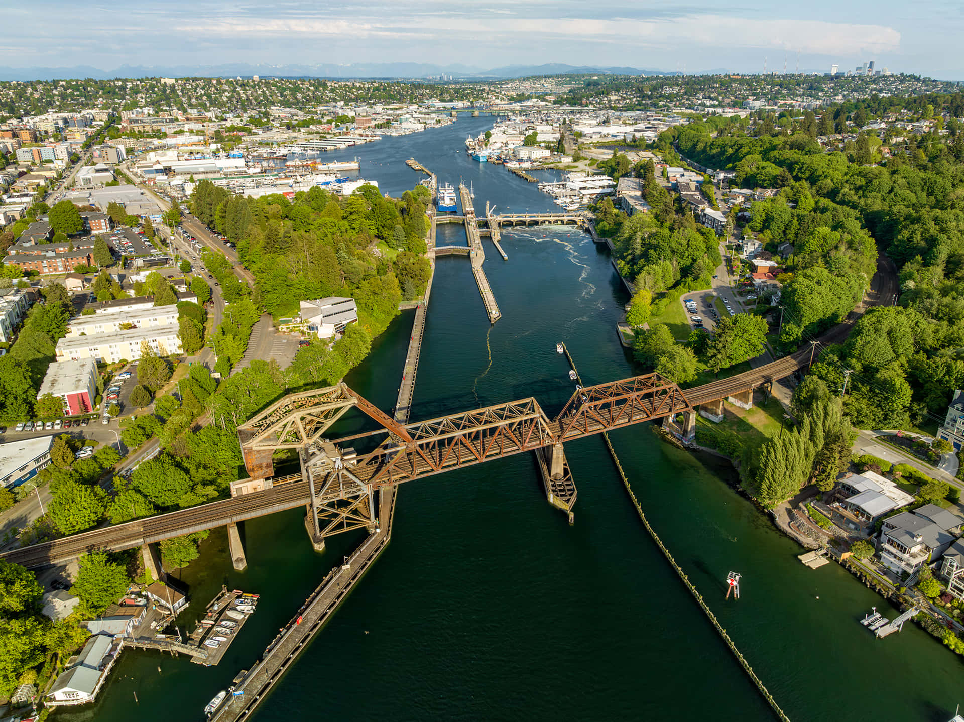 Ballard Locks Bakgrunnsbildet