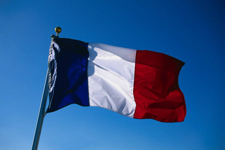 Bandeira Da França Papel de Parede