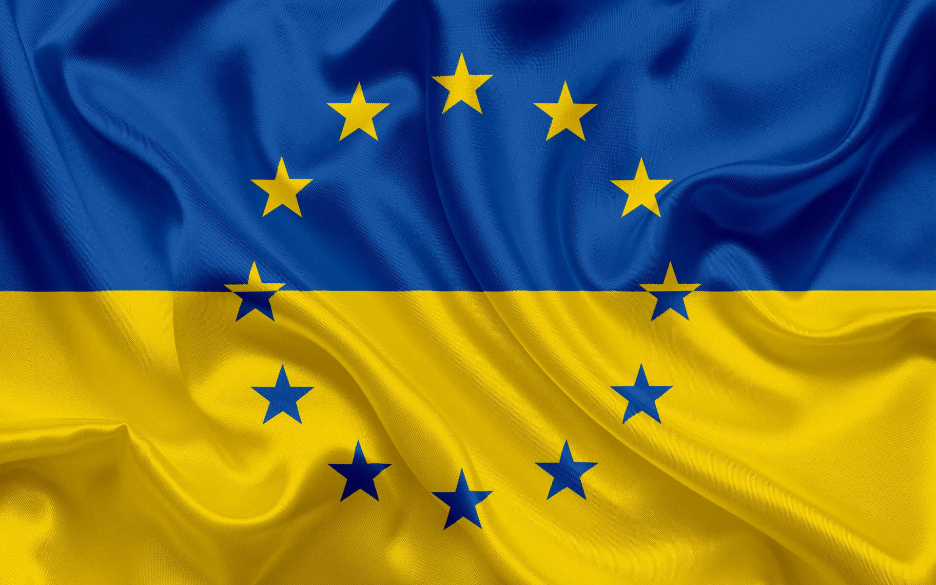 Bandeira Da Ucrânia Papel de Parede