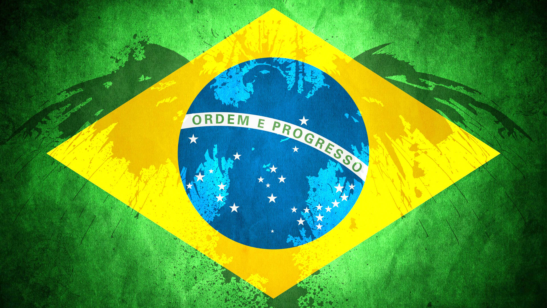 Bandera De Brasil Fondo de pantalla