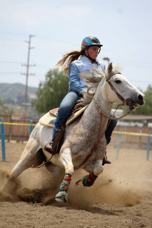 Barrel Racing Fond d'écran