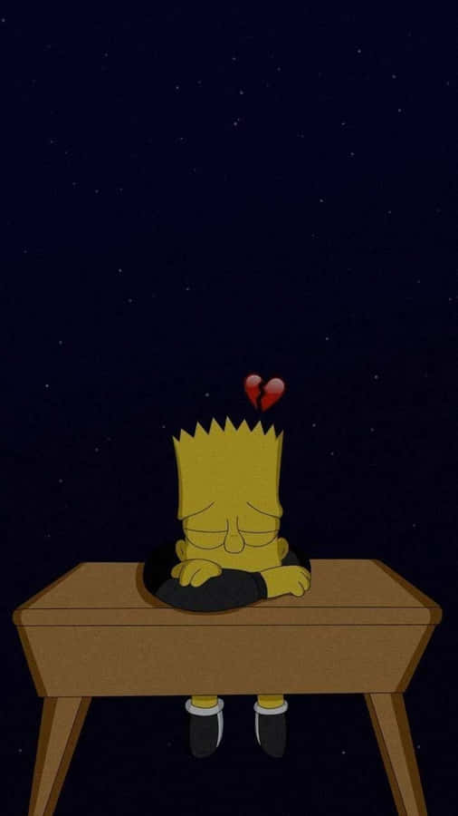 Bart Simpson Che Piange Sfondo