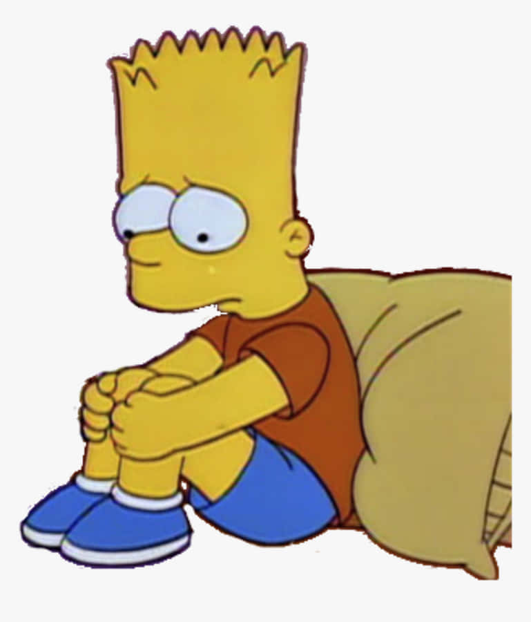 Bart Simpson Huilend Achtergrond