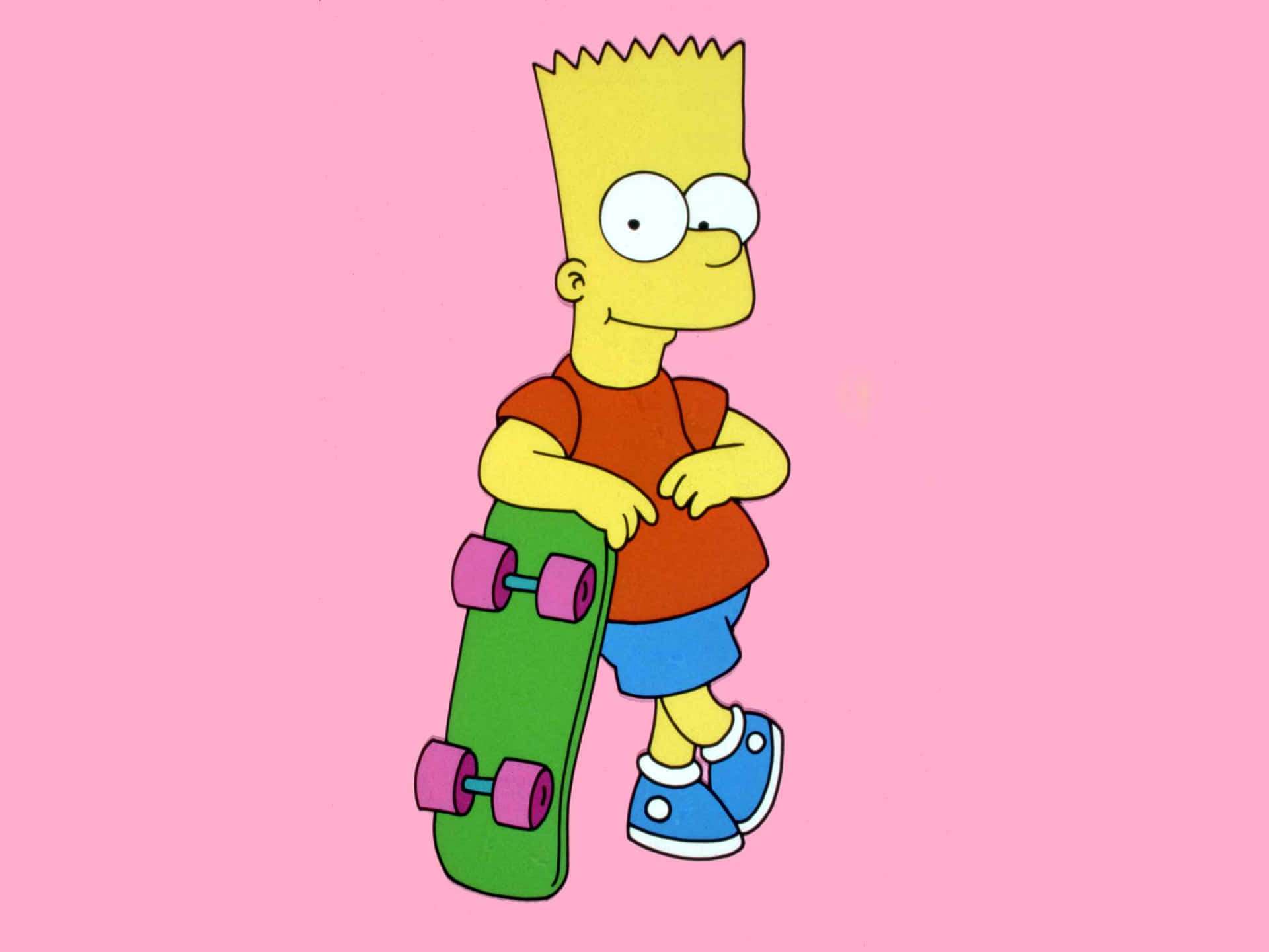 Bart Simpson Weed Bakgrunnsbildet