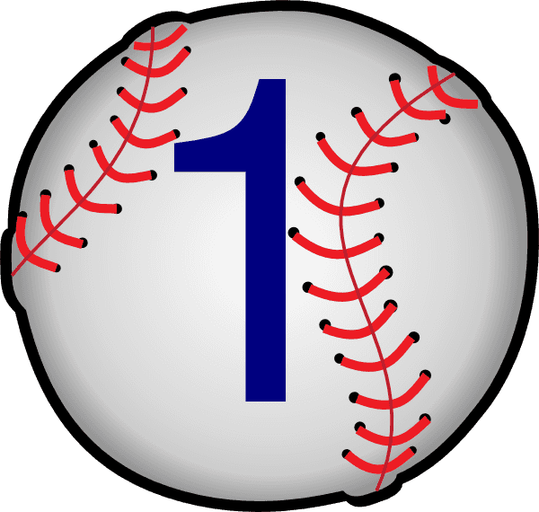 Baseball Numbers Svg SVG
