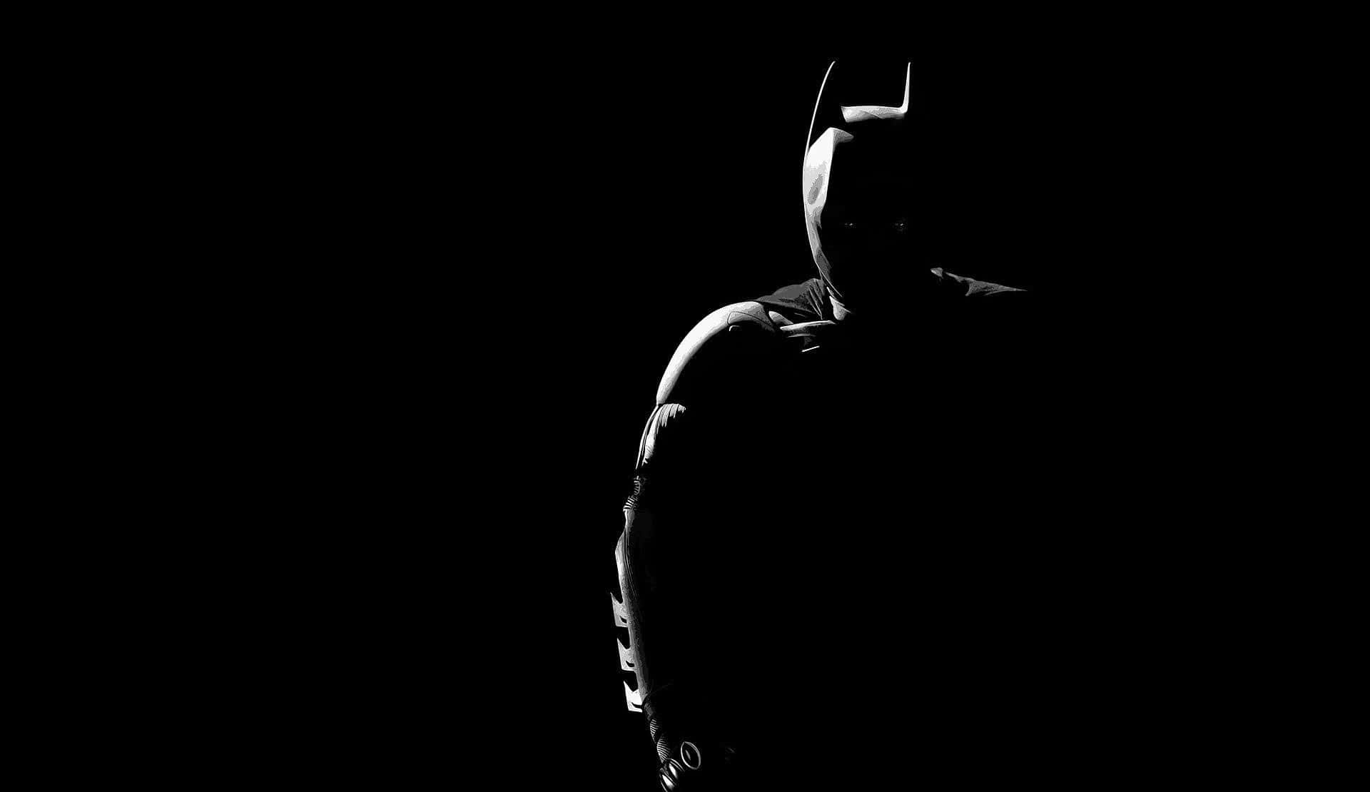 Batman En Blanco Y Negro Fondo de pantalla