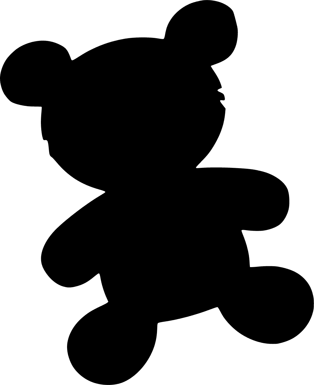 Bear Silhouette Svg SVG