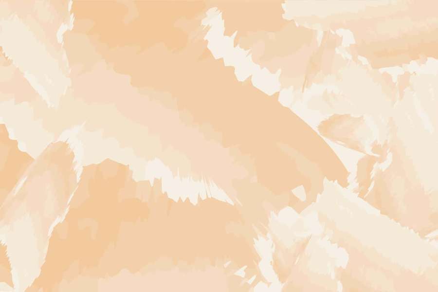 Abstract digital painting with soft peach and cream brushstrokes. — Beige Color Background