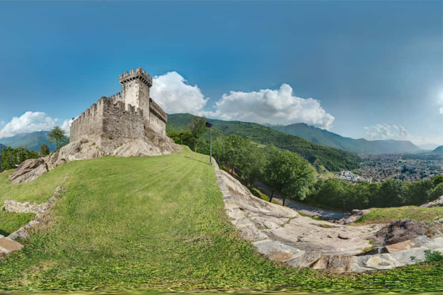 Bellinzona Sveits Bakgrunnsbildet