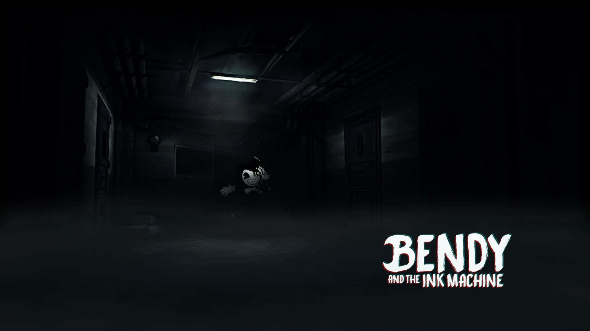 Bendy E Lo Sfondo Della Macchina Dell'inchiostro