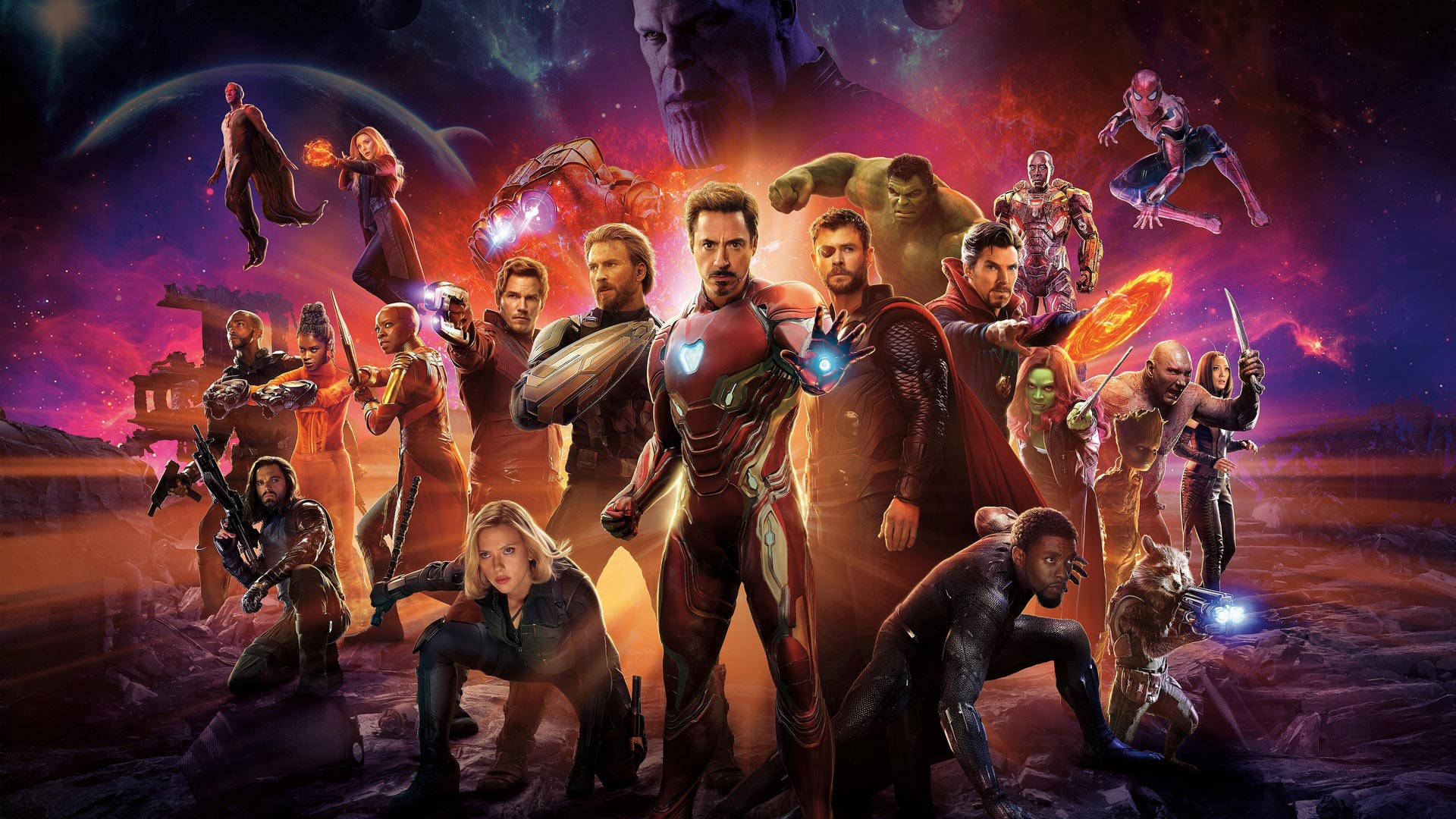 Best Avengers Background Wallpaper