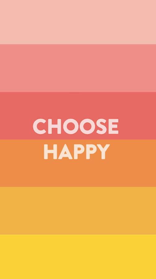 Gradient background with text choose happy in white. — Best iPhone Picture