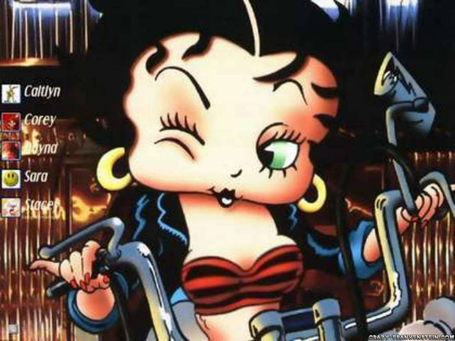 Betty Boop Bakgrunnsbildet