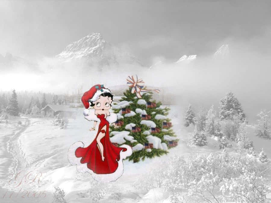 Betty Boop Natale Sfondo