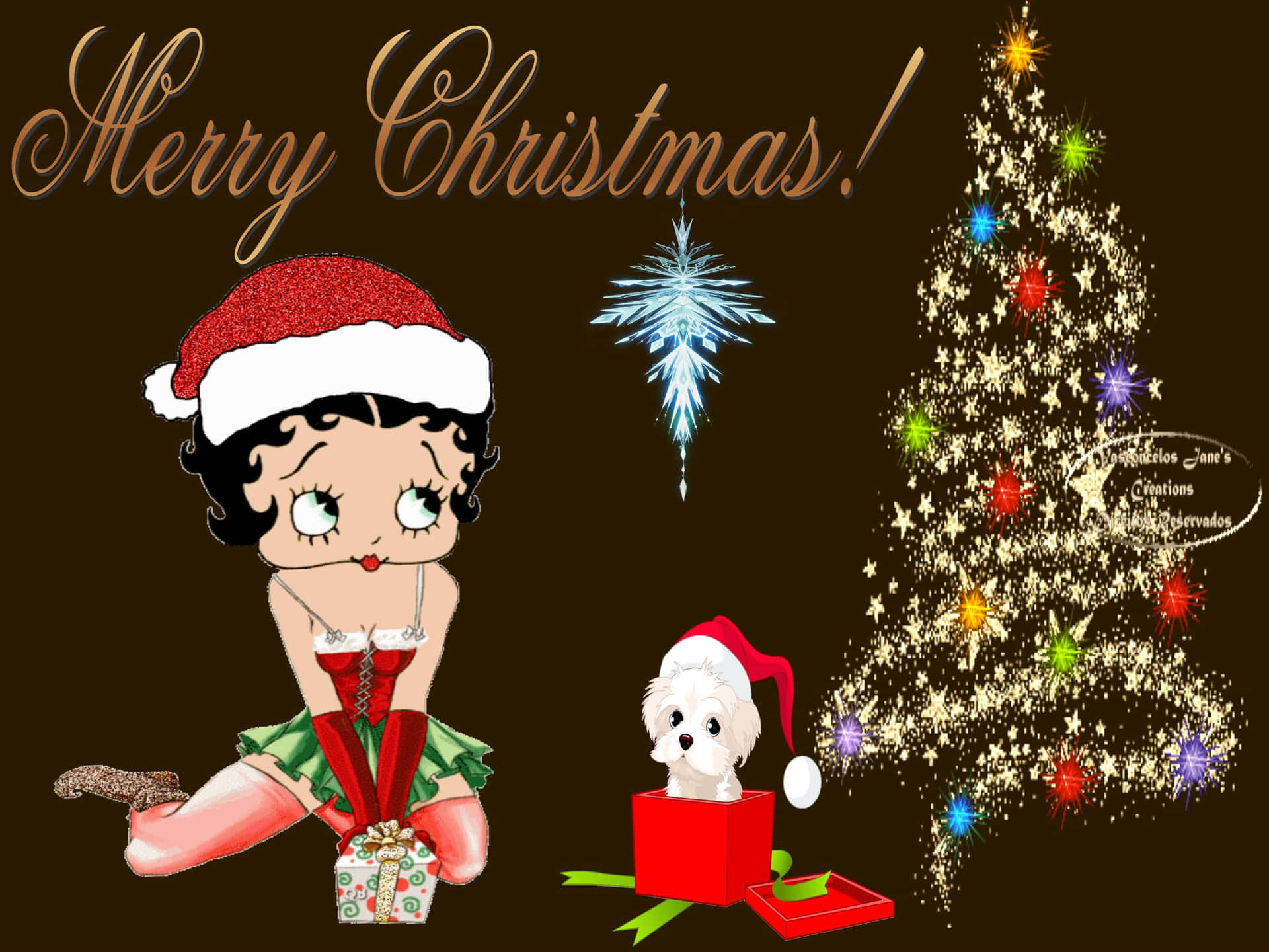 Betty Boop Weihnachtsbilder