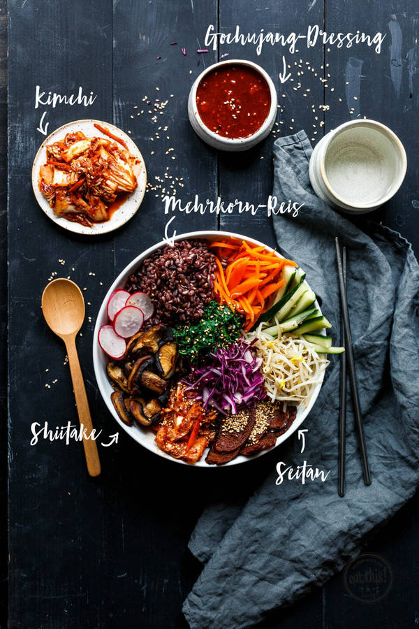 Bibimbap Achtergrond