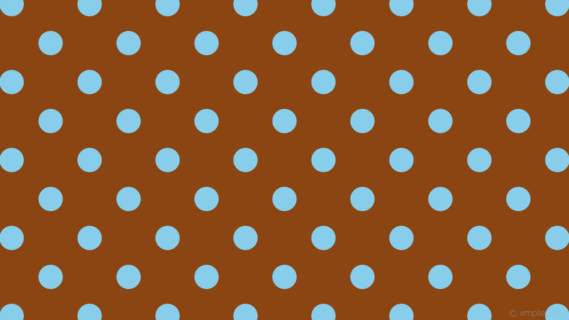 Bintik Polka Coklat Wallpaper