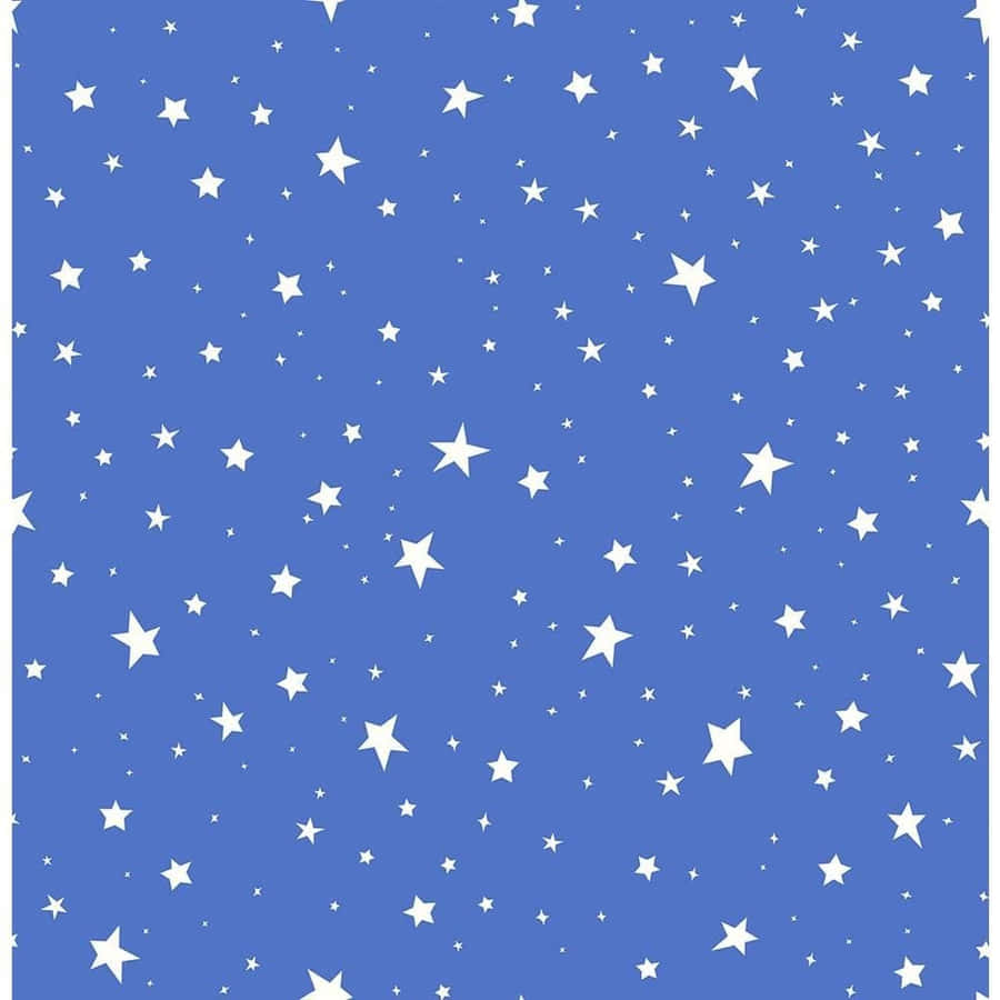 Blå Stjerner Wallpaper