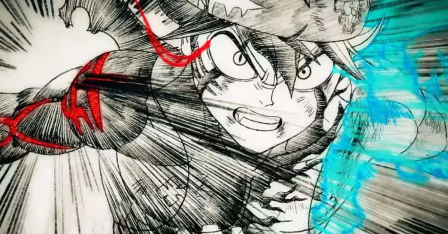 Black Clover Manga Panels Taustakuva