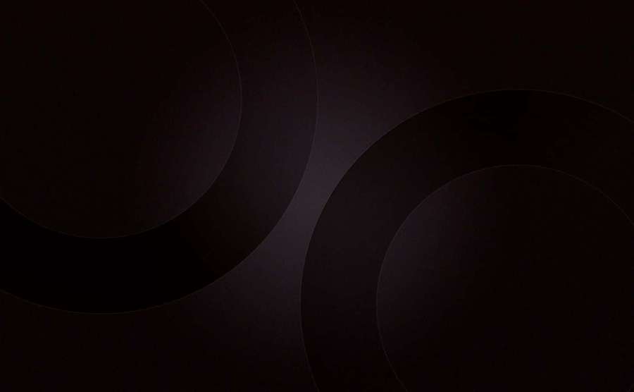 Dark abstract background with glowing circular shapes. — Black Color Background