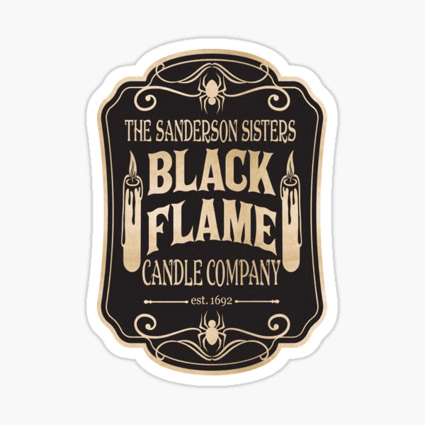 Black Flame Candle Company Svg SVG