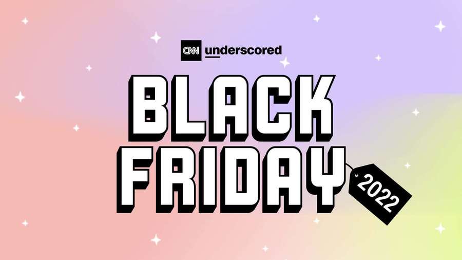 Black Friday 2022 sale graphic with bold text and starry pastel background. — Black Friday Background