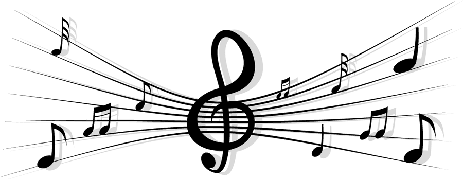 Black Music Notes Png