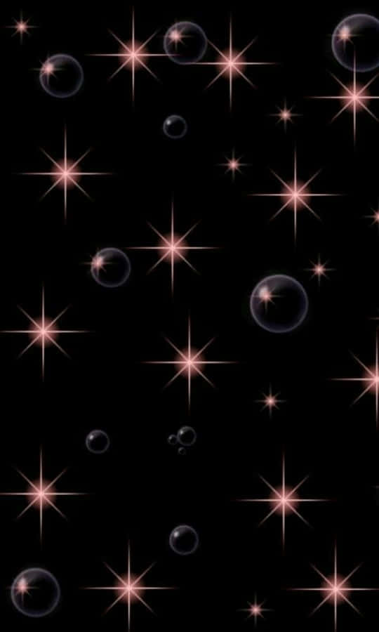 Black Stars Iphone Wallpaper