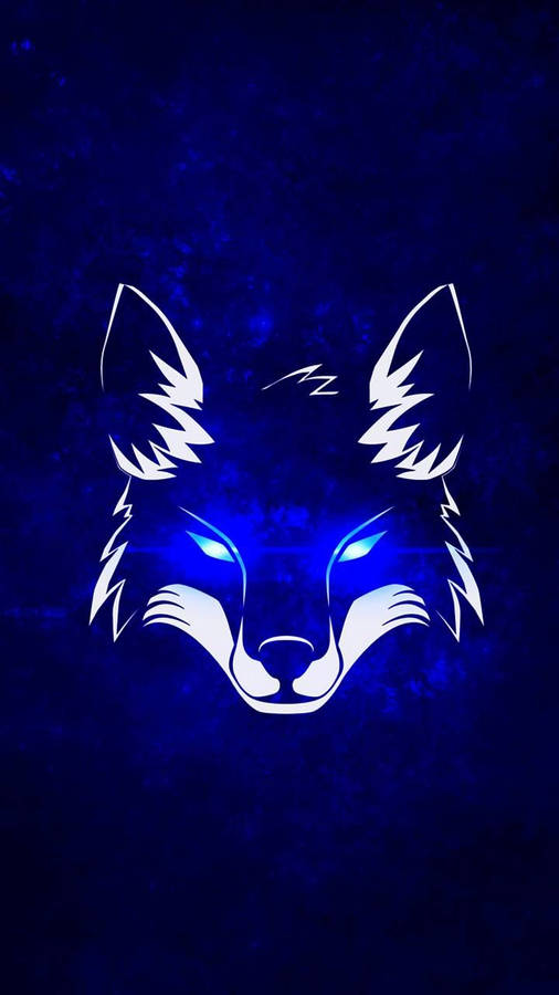 Blauer Wolf Hintergrund