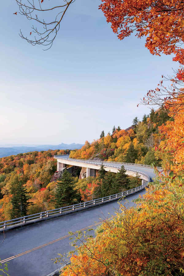 Blauwe Ridge Parkway Achtergrond