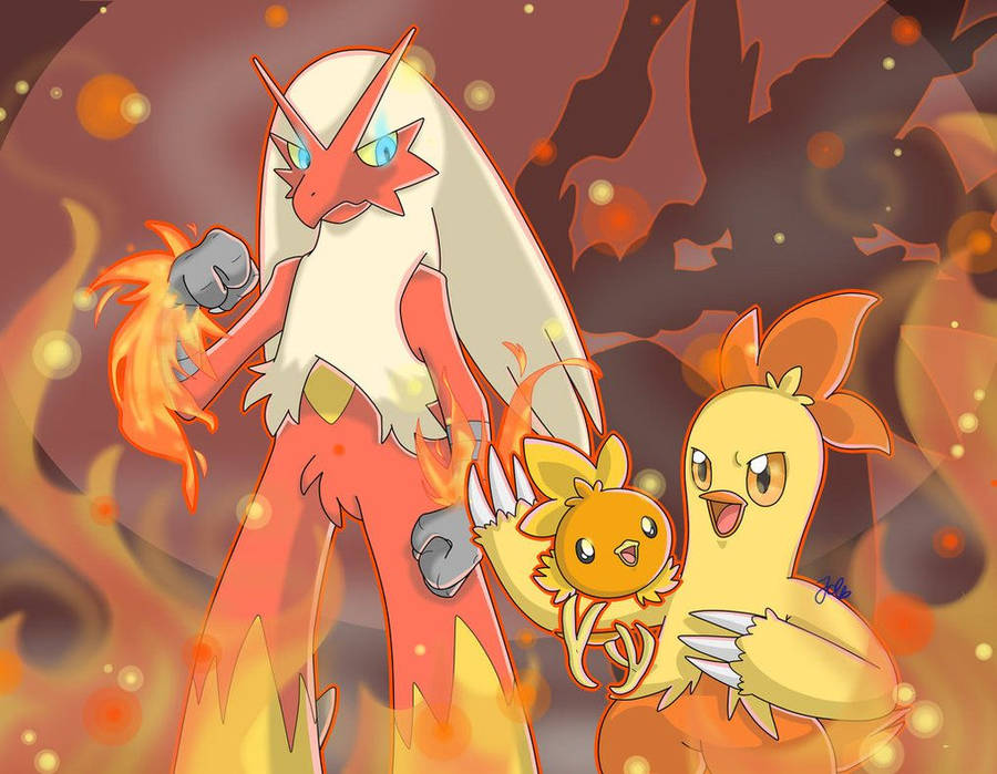 Blaziken Achtergrond