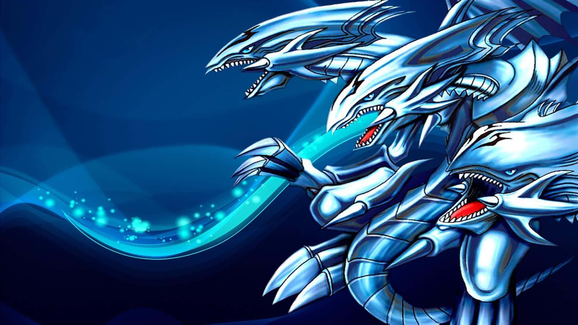 Blue Eyes White Dragon Wallpaper