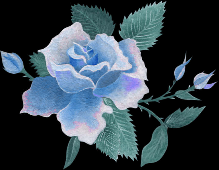 Blue Flower Png