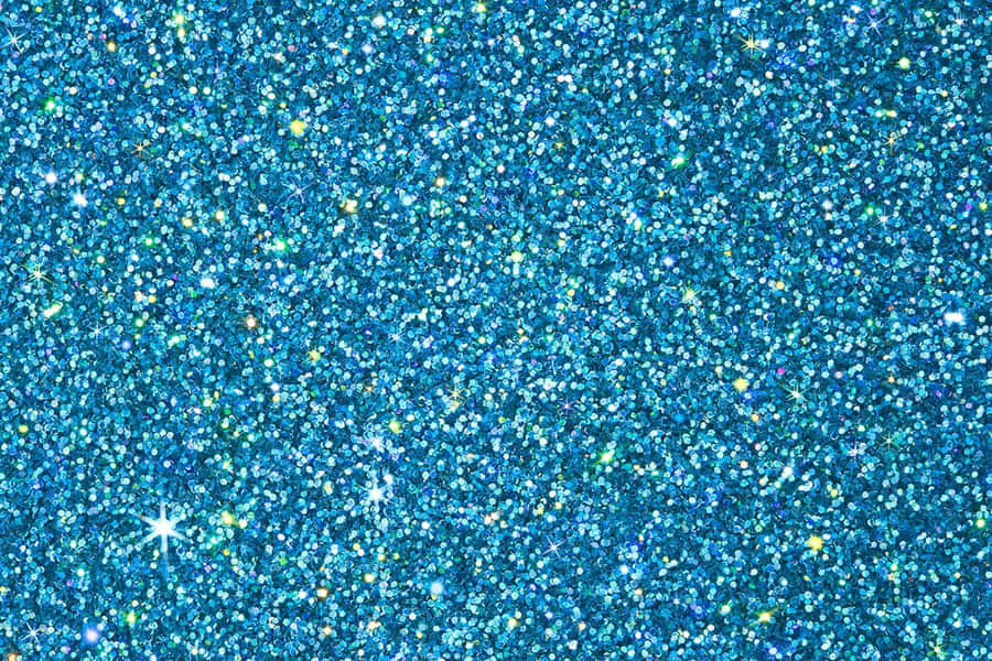 Blue Glitter Background Wallpaper