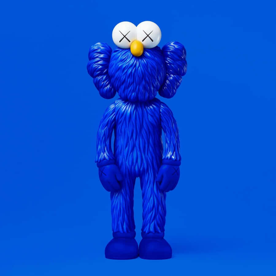 Blue Kaws Wallpaper