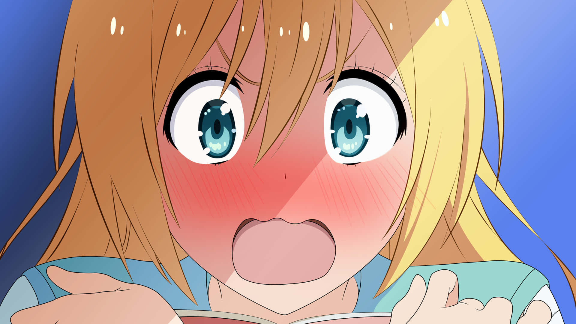 HD wallpaper anime girls smile chocolate blush  Wallpaper Flare