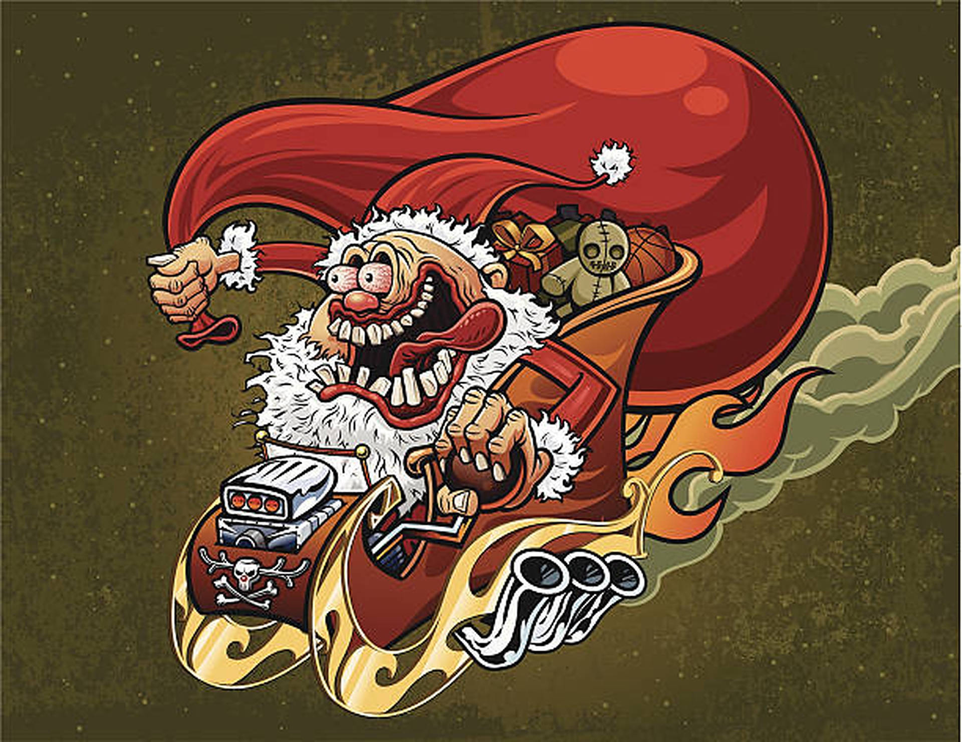 Böser Weihnachtsmann Wallpaper