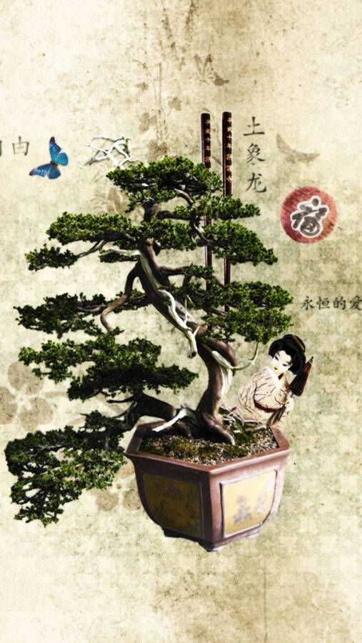 Bonsai Achtergrond