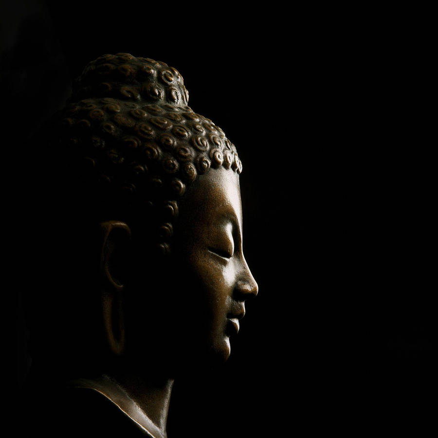 Bouddha Noir Fond d'écran